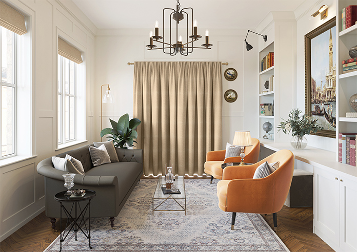 Carron, Woven Cream - Made to Measure Curtains - Image 15